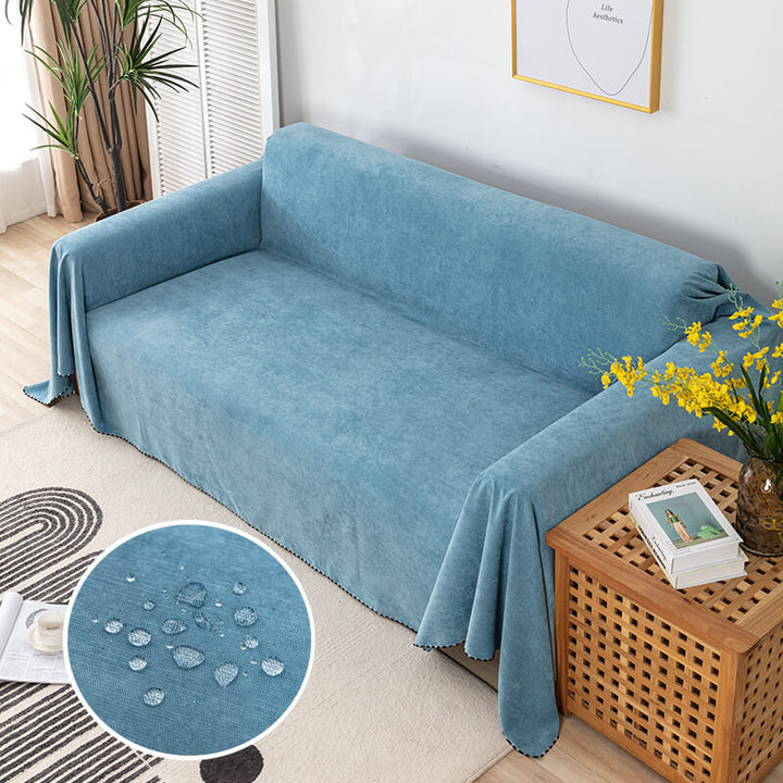 Premium vanntette sofa kastet dekke med jacquard kant | Luvikno