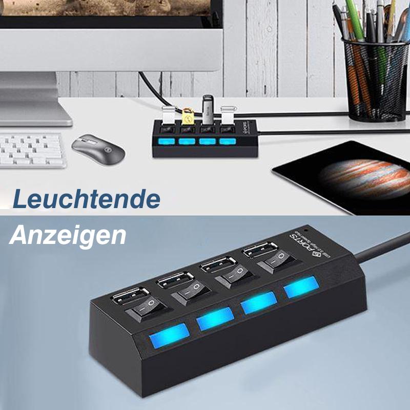 Luvikno | Høyhastighets USB Hub med Flere Porter