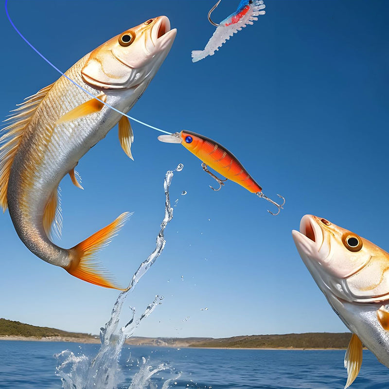Luvikno | 24 Dager Jule Countdown Fiskestang Sett