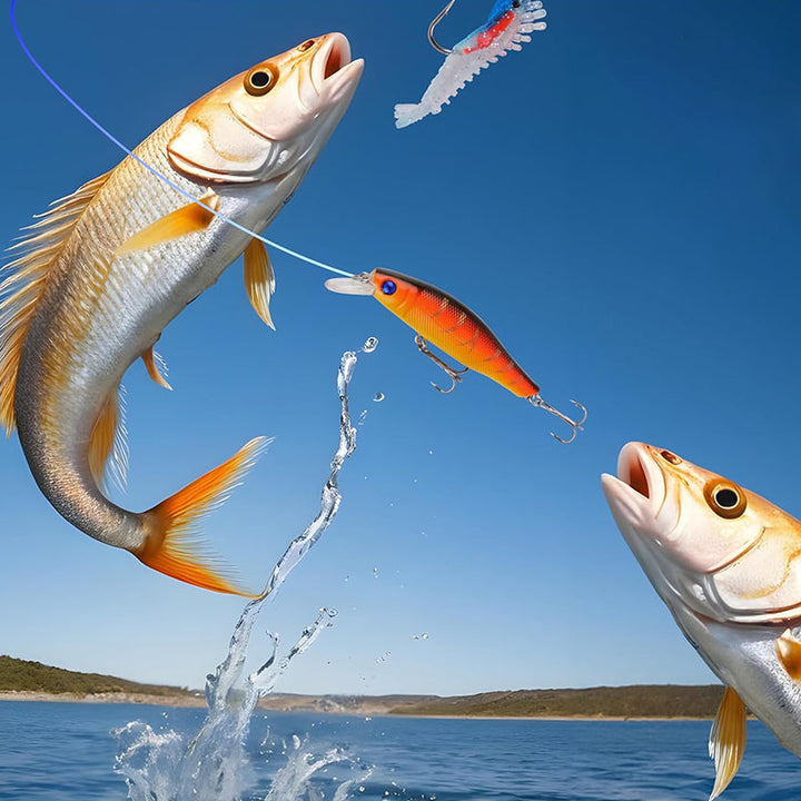 Luvikno | 24 Dager Jule Countdown Fiskestang Sett