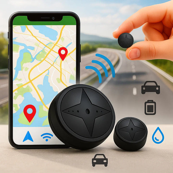Mini GPS Kjøretøy Tracker Magnetisk Feste Luvikno