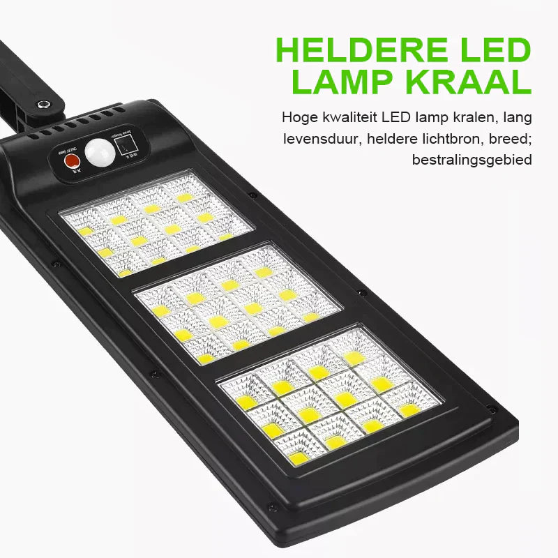 Luvikno | Trådløst LED Solsikkerhetslys - 100% Solenergi!