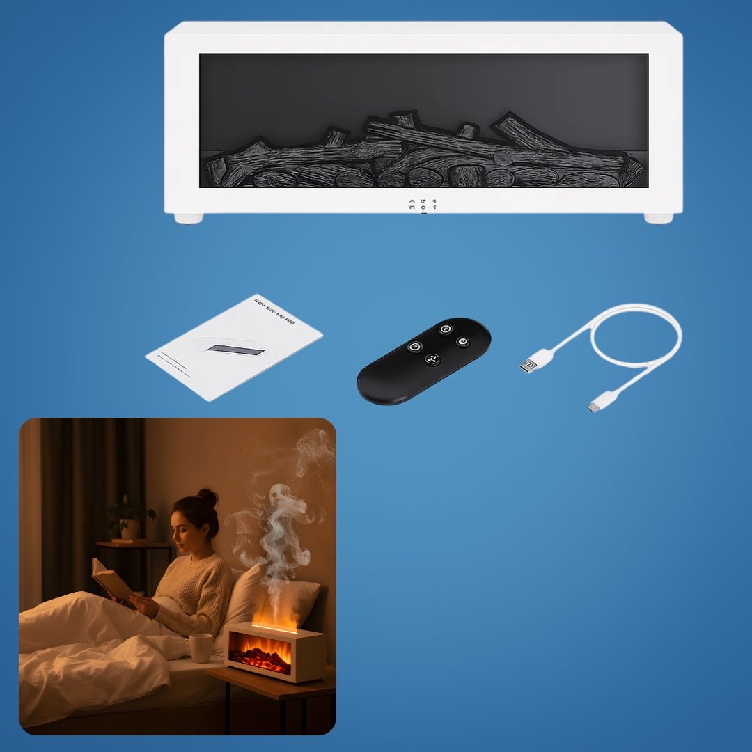 Dyp Søvn & Tørr Luft Lindring – Stille USB-Drevet 150 ml Tank – Soverom & Stue Luvikno