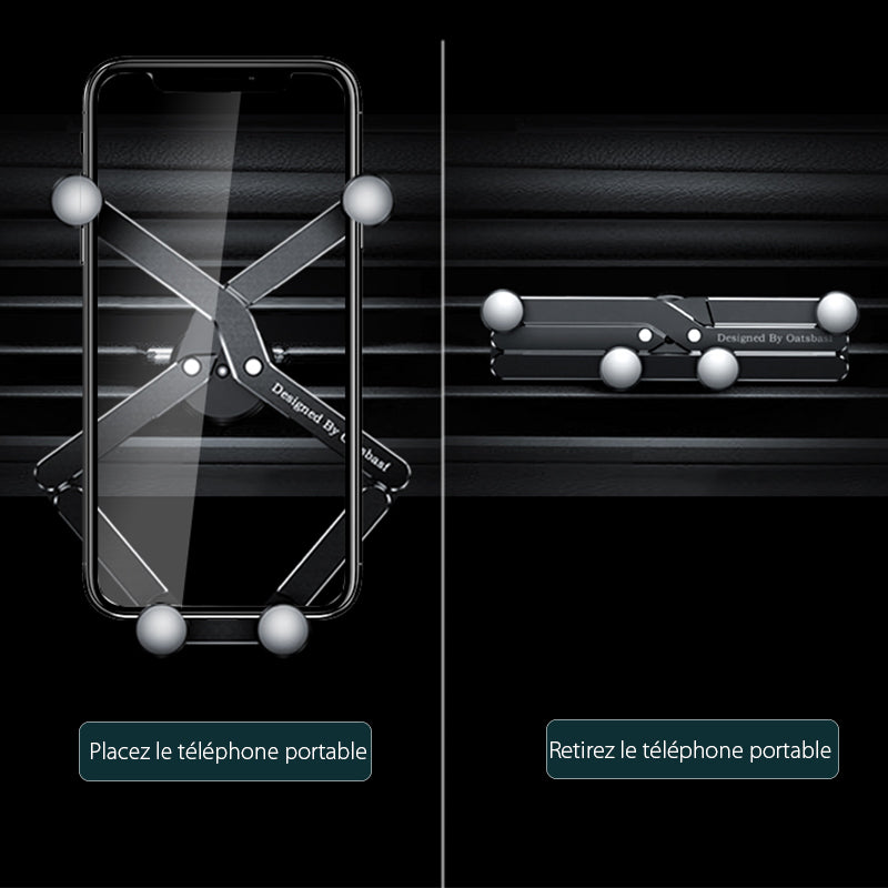Fjernbar smarttelefonholder for bil | Luvikno