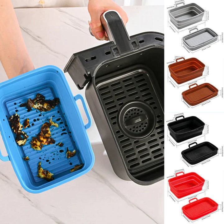 Foldbar Air Fryer Silikon Bakepanne | Luvikno