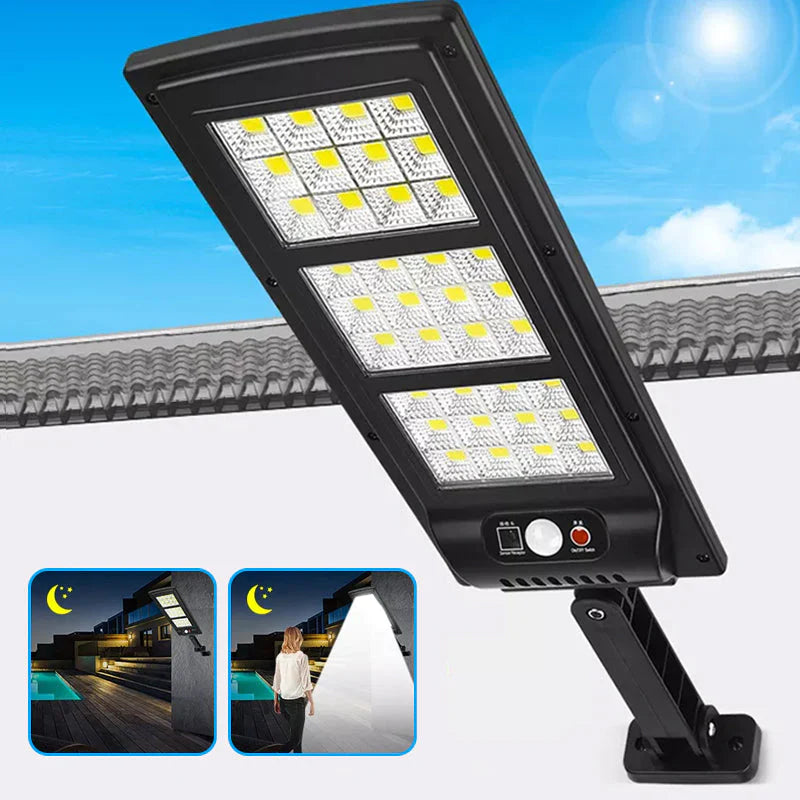 Luvikno | Trådløst LED Solsikkerhetslys - 100% Solenergi!