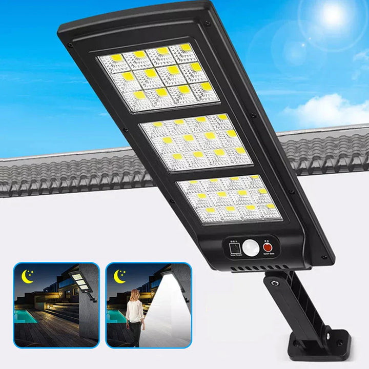 Luvikno | Trådløst LED Solsikkerhetslys - 100% Solenergi!