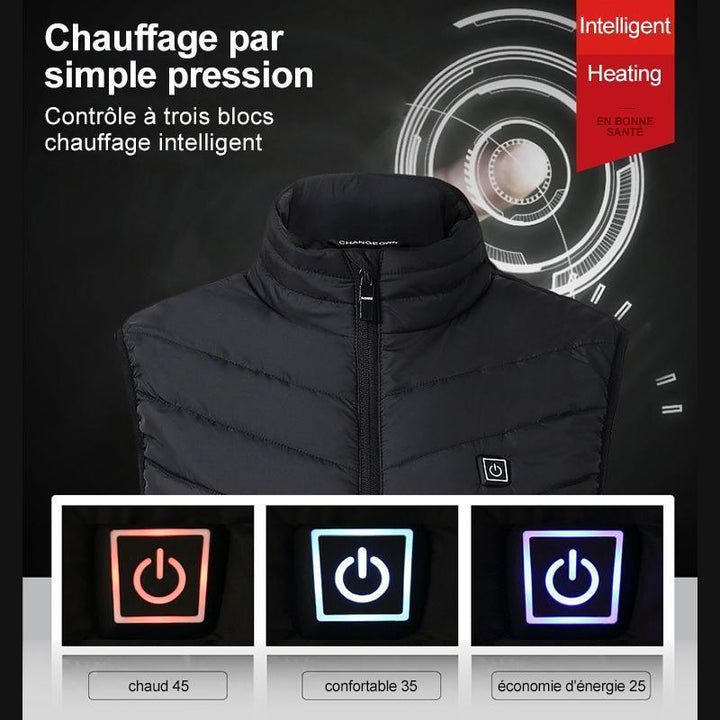 Men's heated vest insulated | luvikno