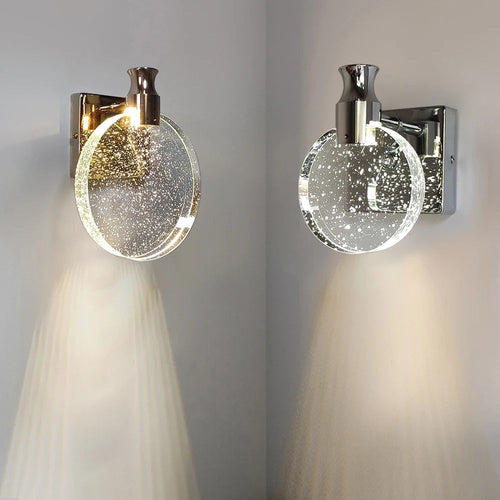 Luvikno | LED Vegglampe CircuLux | Rund Design | Mykt Lys | 13–16 cm Ø