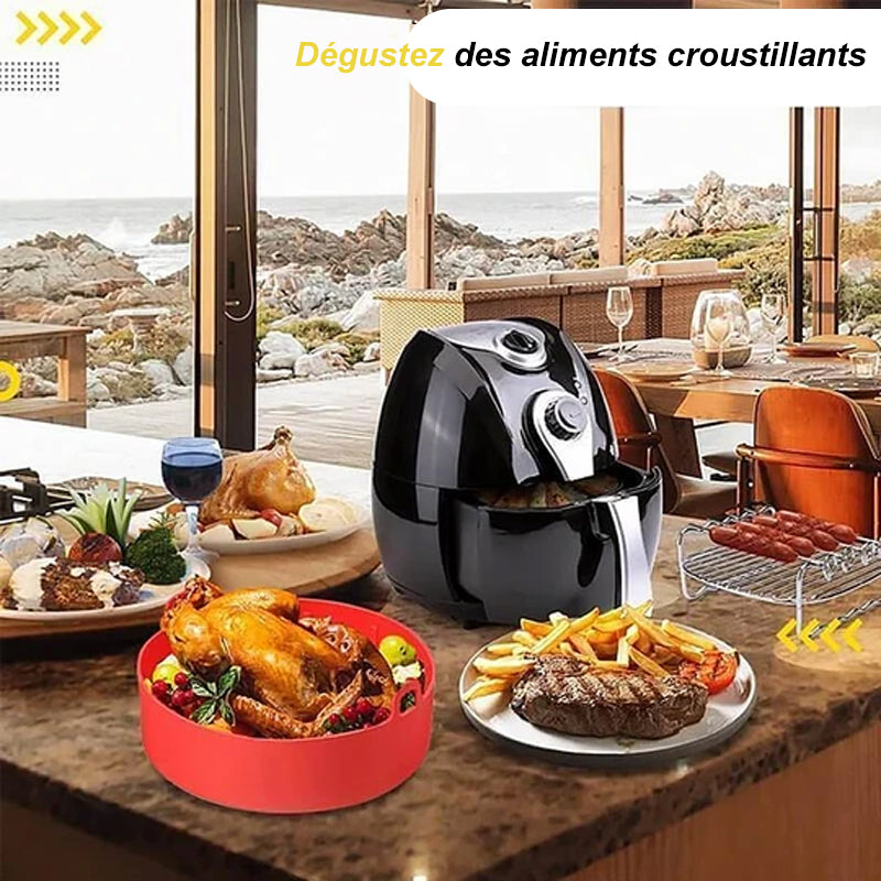 Air fryer Non-stick kokkekar Easy å rengjøre | Luvikno