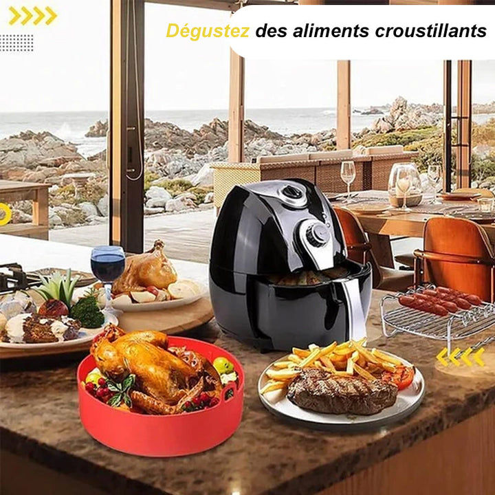 Air fryer Non-stick kokkekar Easy å rengjøre | Luvikno