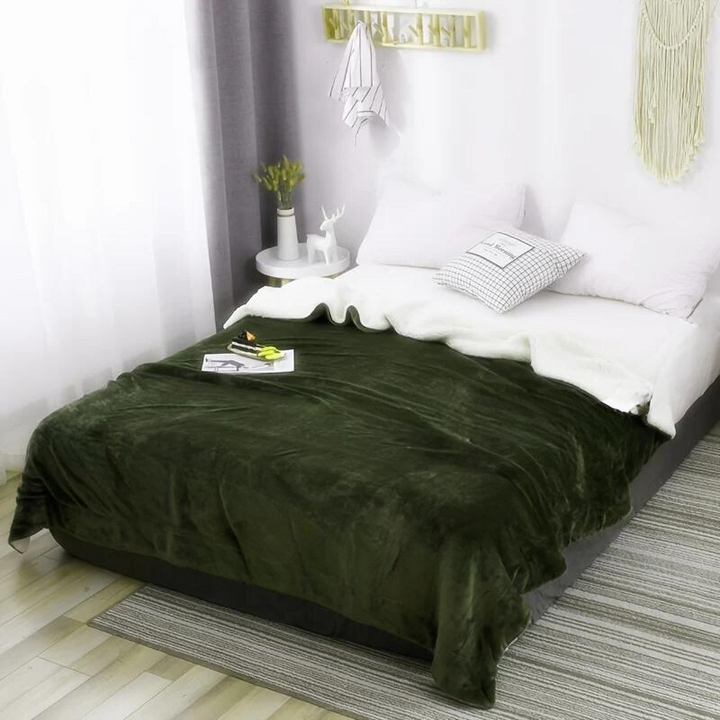 LuxeFlannel – Dobbelt-sidig Sherpa Teppe for Ultimat Komfort Luvikno