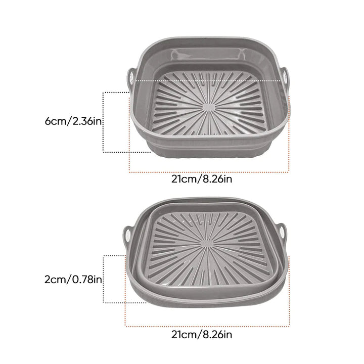 Luvikno | Air fryer grill pan laget av silikon