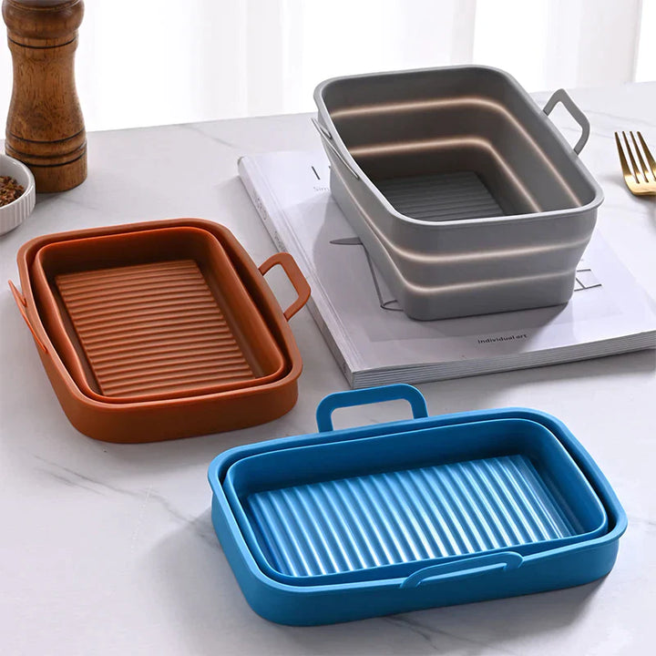 Foldbar Air Fryer Silikon Bakepanne | Luvikno