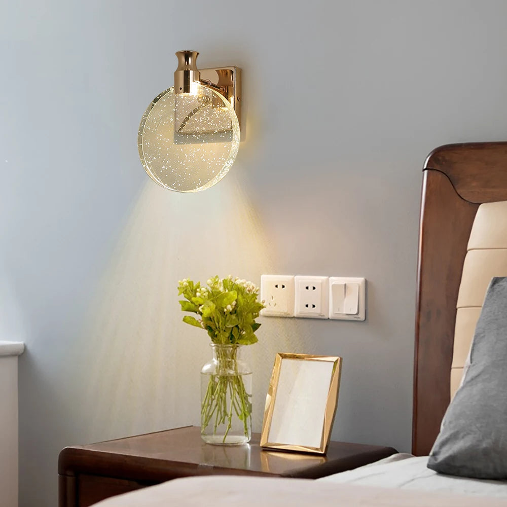 Luvikno | LED Vegglampe CircuLux | Rund Design | Mykt Lys | 13–16 cm Ø
