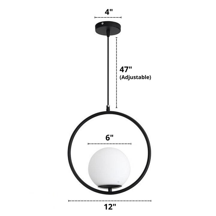 Nordic Glass Pendant Lamps | Luvikno