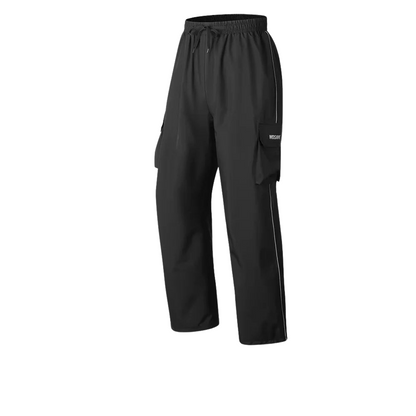 Luvik | Miesten moottoripyörä sadejakku vesitiivis - Heijastava musta/vihreä S-2XL