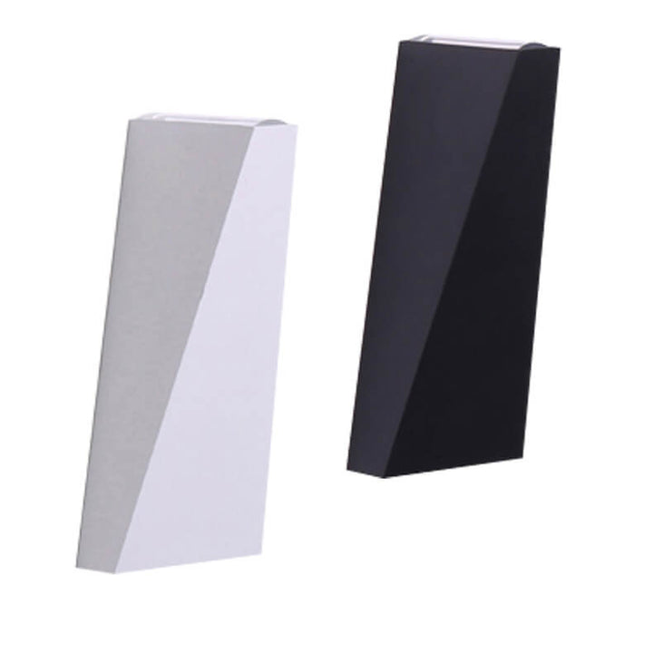Enkel trapezoidal utendørs vanntett LED 2-lamputendørslampe | Luvikno