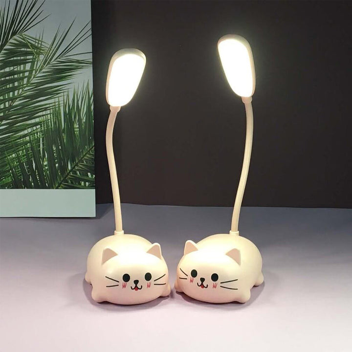 Cartoon Cat LED Skrivebordlampe | Luvikno