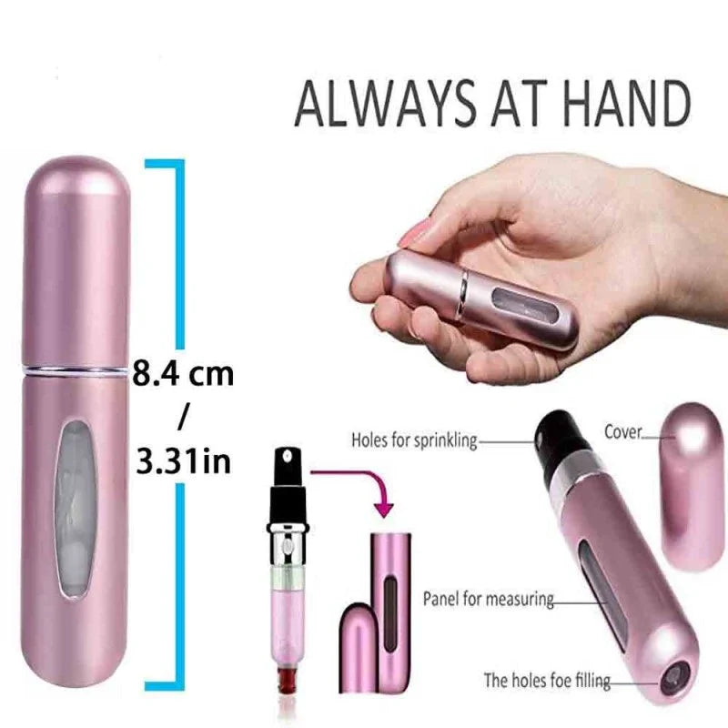 Refillable Mini Parfyme Spray Flaske 1 Pcs Luvikno