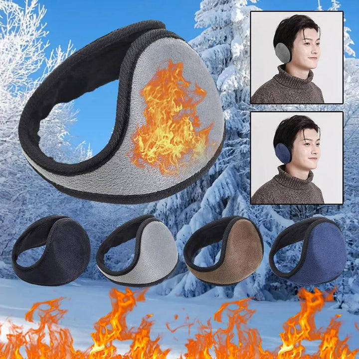 Men’s Winter Plush Soft Fleece Ørevarmere Luvikno