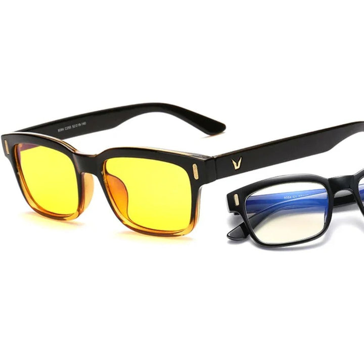 EyeShield Pro Blålysblokkering Databriller | Med UV-beskyttelse - Reduserer øyebelastning - Forbedrer søvnkvalitet - Lindrer øyetrøtthet Luvikno