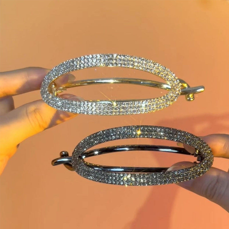 Glitrende Buet Minimalistisk Hårspenne | Luvikno