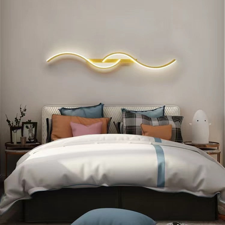 Minimalist Luxury LED Vegglampe - Flere Størrelser, Farger og Dimmealternativer Luvikno