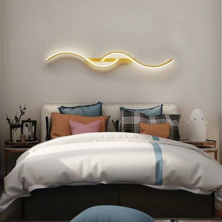 Minimalist Luxury LED Vegglampe - Flere Størrelser, Farger og Dimmealternativer Luvikno