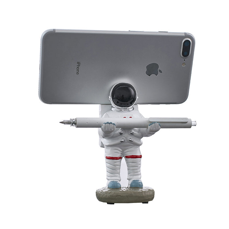 Støtte for telefoner eller penner i astronautdekorasjoner | Luvikno