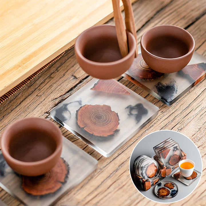 Harz Pine Drink Coaster | Luvikno