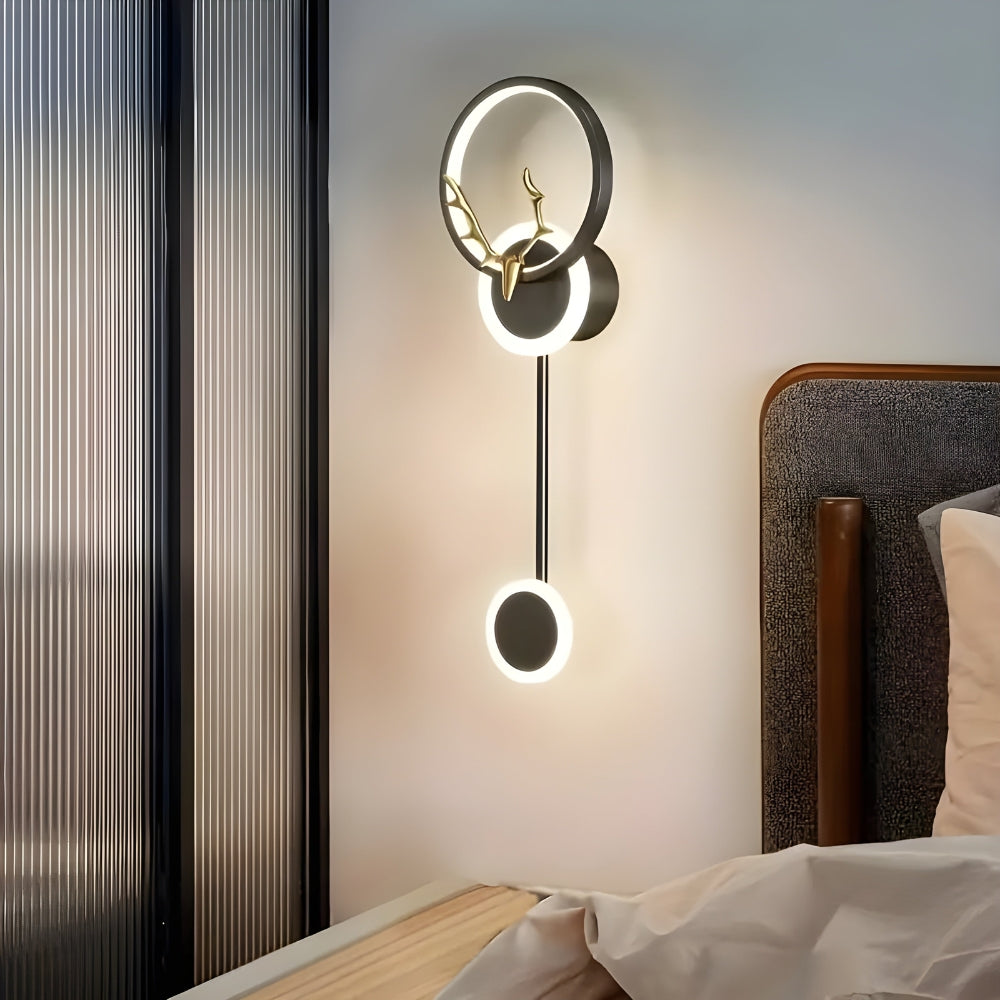 Elegant dobbelveggslys for minimalistisk og atmosfærisk belysning hjemme Luvikno