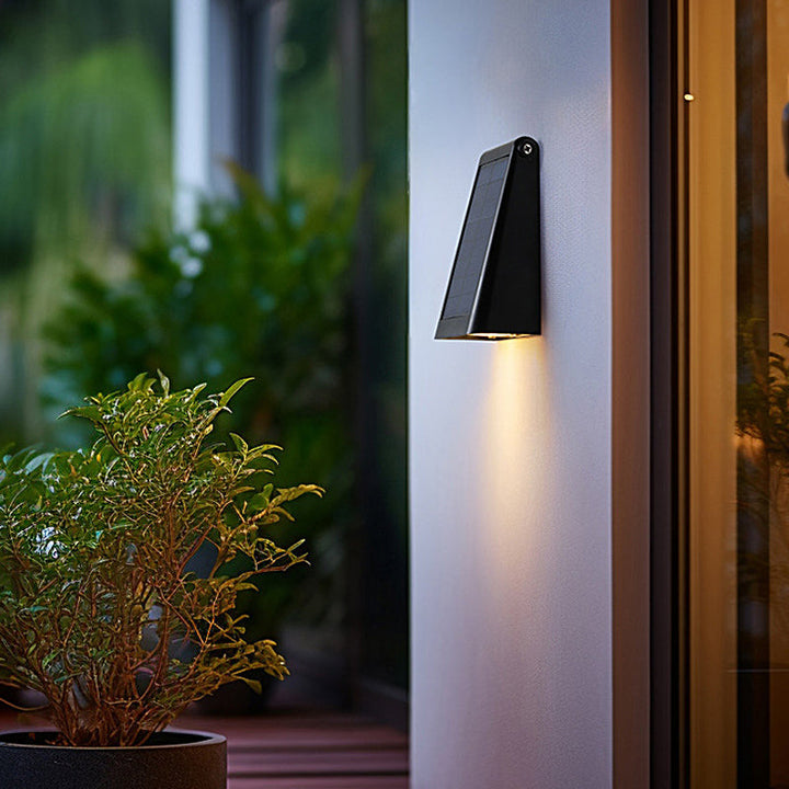 Utendørs Solvegglampe med Justerbar Vinkel Luvikno