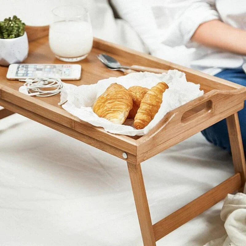 Bambus Frokost Sengebrett Tabell Luvikno