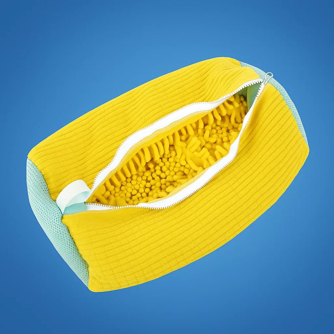 ShoeGuard | Sko Vaskemaskin Pose – Beskyttende Polstring – Mesh Stoff – Treningspleie Luvikno