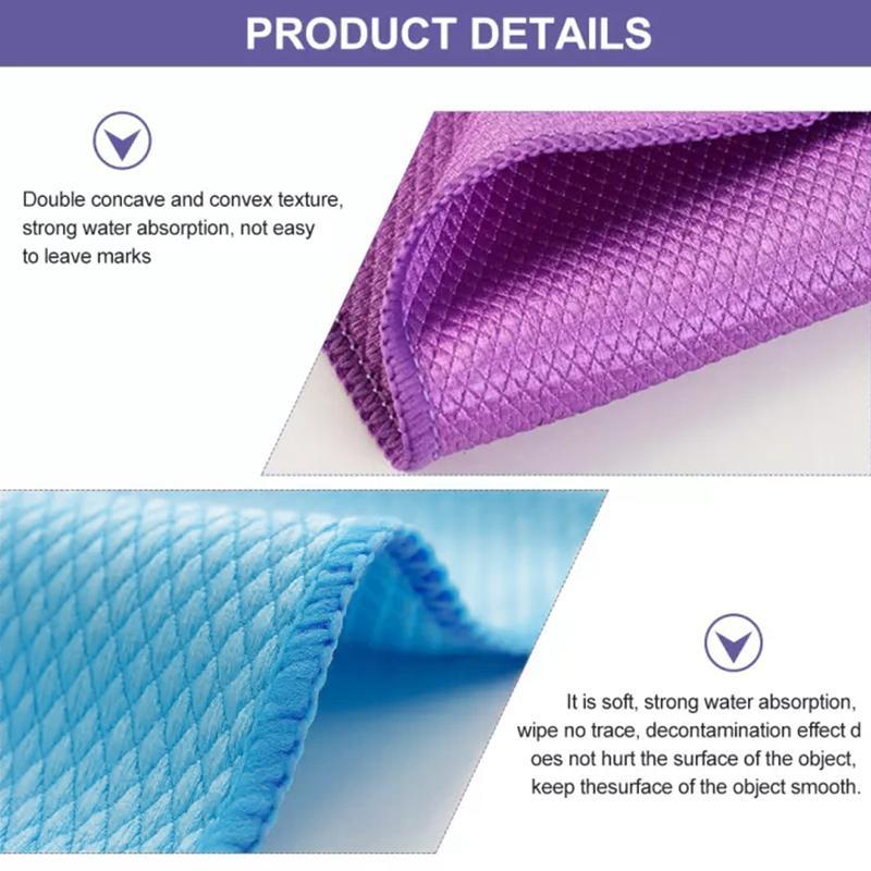 Fiskeskala Mikrofiber Poleringsrengjøringsklut | Luvikno