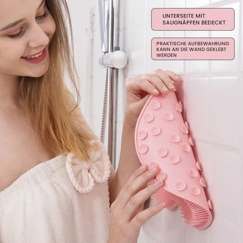 Luvikno | Fot- og ryggskrubber for dusjen, massasjematte
