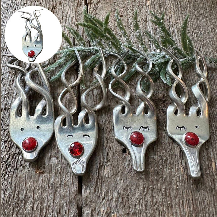 Morsom Gaffel Reinsdyr Ornament | Luvikno