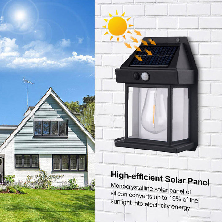 Solar Wolfram Vegglampe | Luvikno