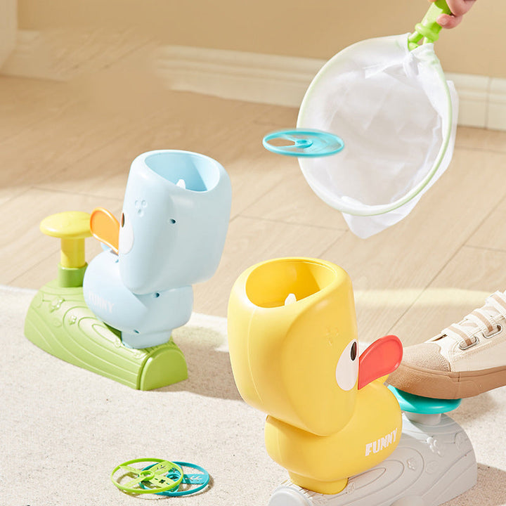 Toy flying ring catapult | luvikno