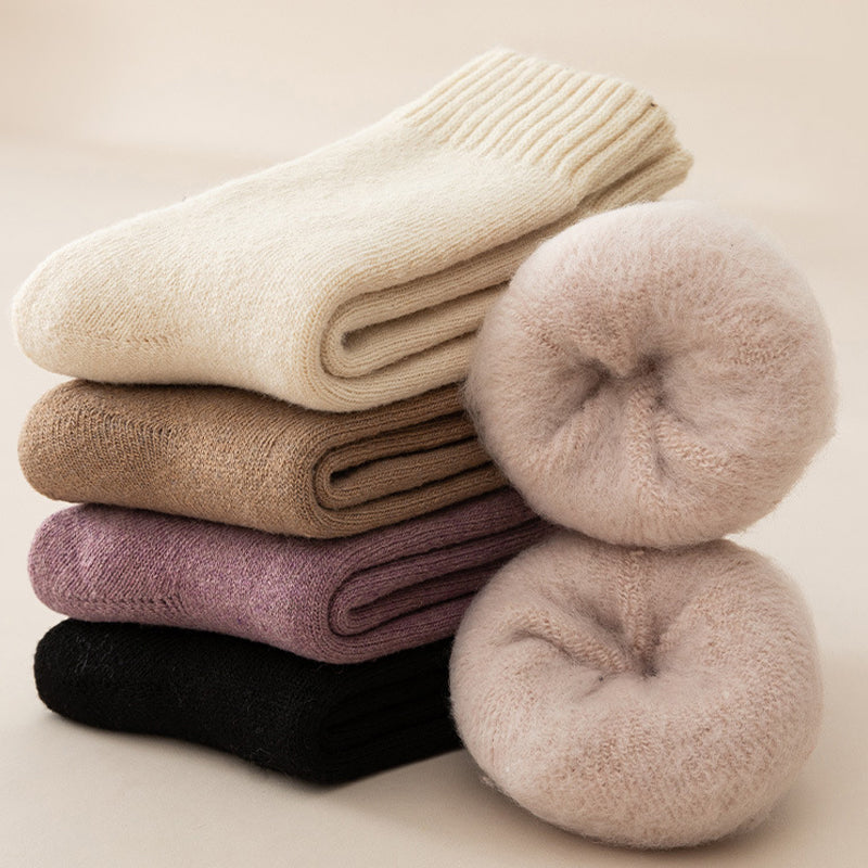 Luvikno | Cozy Unisex Vinter Termiske Sokker laget av Fløyel