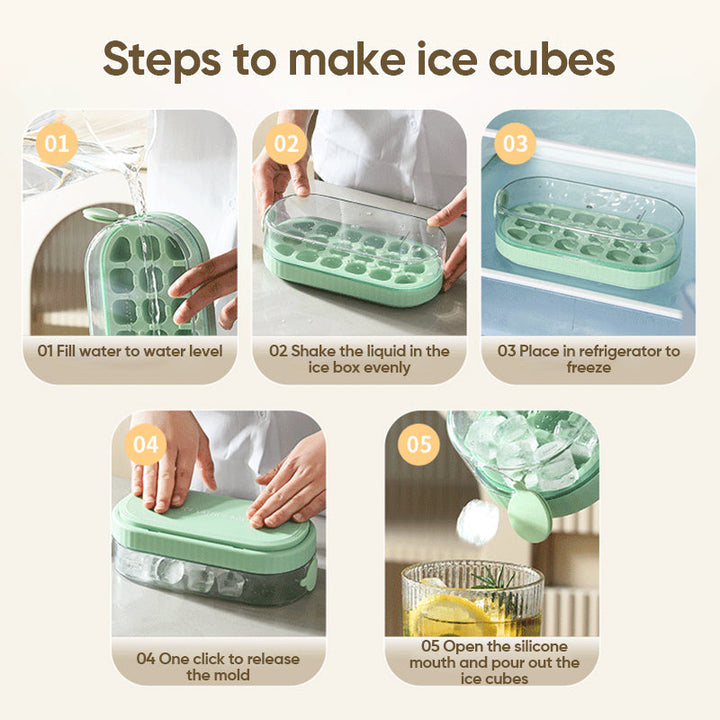 Press Ice Cube Box | Luvikno