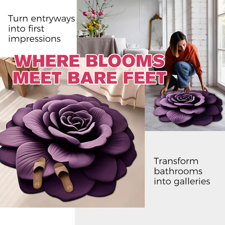 Luvikno | FloraLux Elegant Gulvmatte | Luksuriøs komfort med kiselgur for hurtig tørkende eleganse