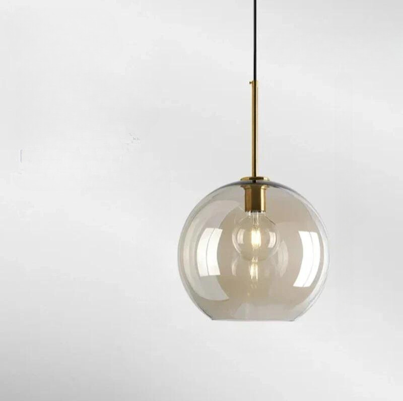 NordicGlas - Moderne Skandinavisk Glass Pendellampe for Spisestue og Stue | Luvikno