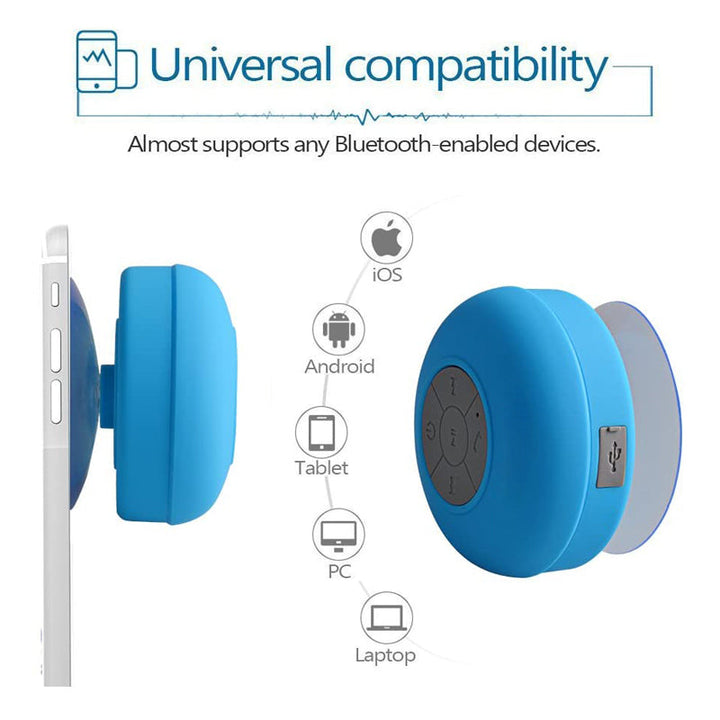 Vanntett Mini Bluetooth Høyttaler | Luvikno