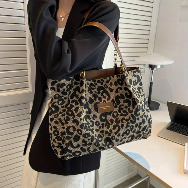 Luvikno | Damene håndveske Leopardprint En størrelse Syntetisk lær