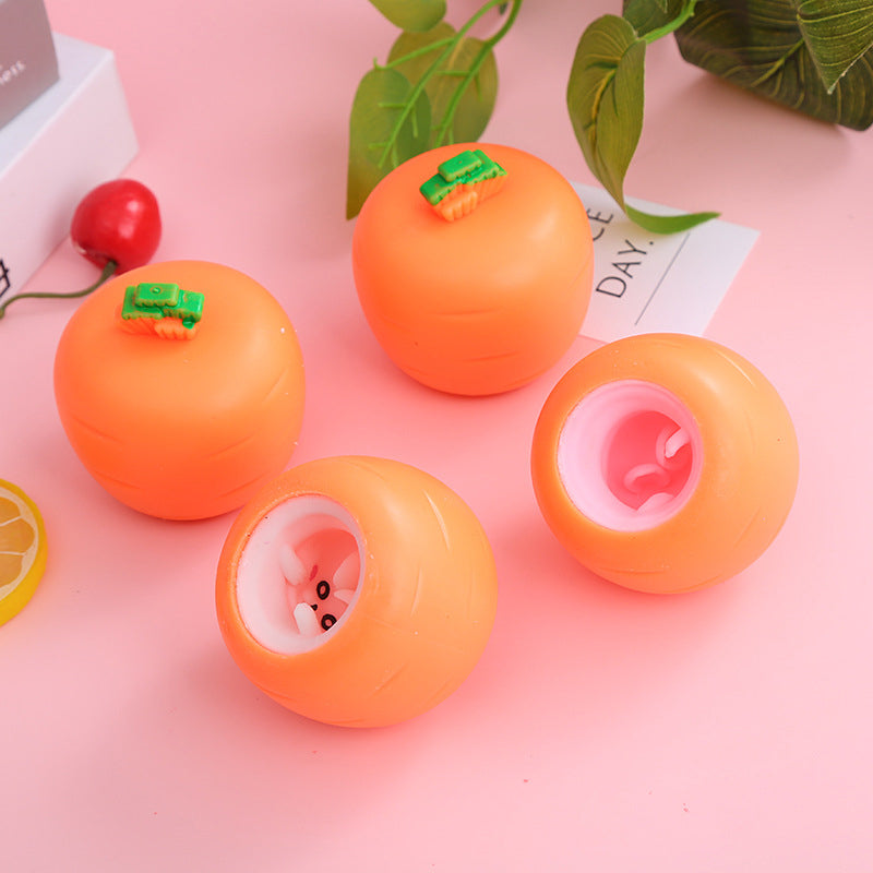 Squishy Toy Gulrot Dokke Luvikno
