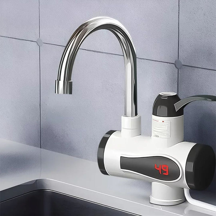 AquaSwift | Instant varmtvannstap – tankløs design – kompakt energieffektiv enhet – ideell for kjøkken og bad Luvikno