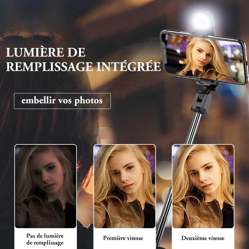 Tripod for selfie stick with Bluetooth remote control | Luvikno