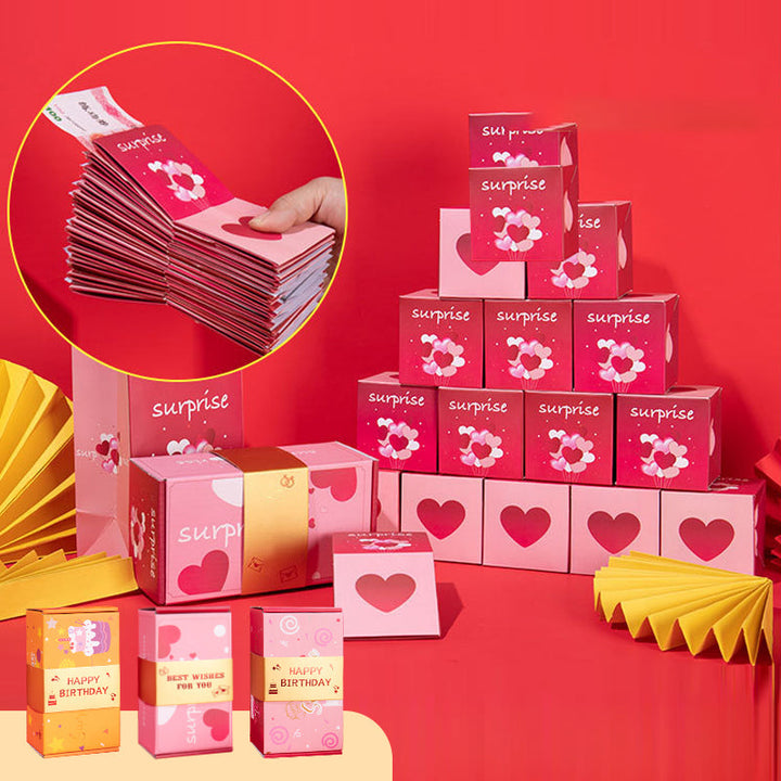 Springbox Rød Pakke Overraskelse | luvikno